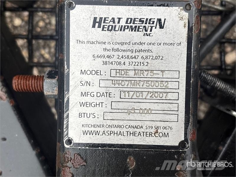 HDE MR75-T S/A Asphalt Recycling Tilbehør til asfaltmaskiner