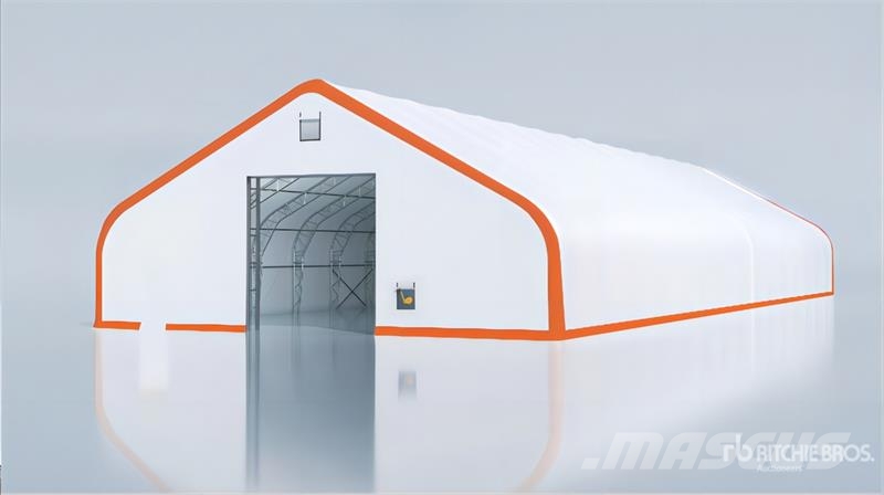 Hill Industrial 1205026 50 ft x 120 ft x 26 ft Storage Teräsrunkorakennukset
