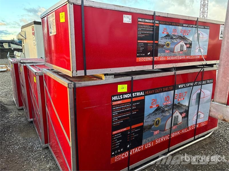 Hill Industrial 1205026 50 ft x 120 ft x 26 ft Storage Steel frame buildings