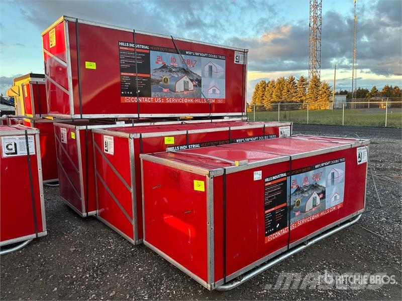 HIlls Industrial 1005026 50 ft x 100 ft x 26 ft St Stahlrahmenaufbauten