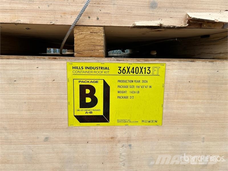 HIlls Industrial 364013 36 ft x 40 ft x 13 ft Cont Outros Florestal