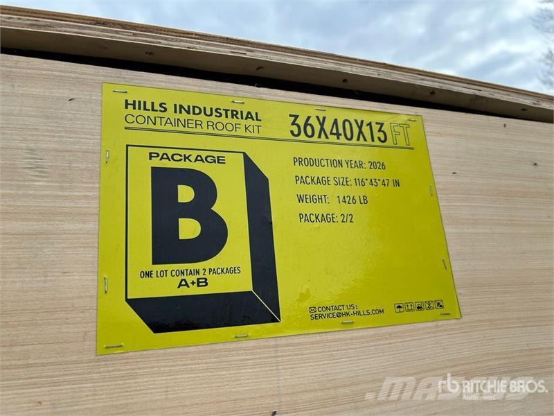 HIlls Industrial 364013 36 ft x 40 ft x 13 ft Cont Outros Florestal