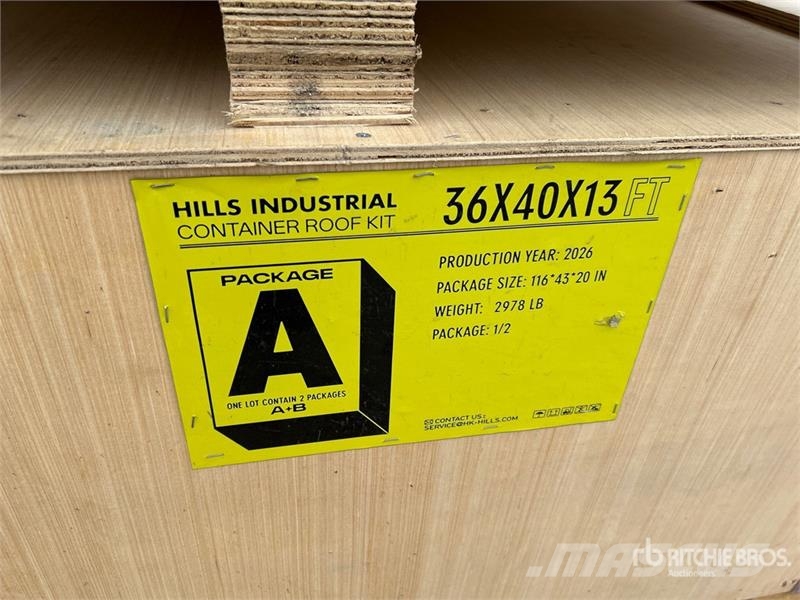 HIlls Industrial 364013 36 ft x 40 ft x 13 ft Cont Outros Florestal