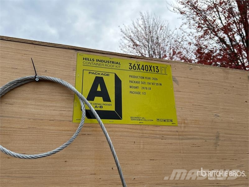 HIlls Industrial 364013 36 ft x 40 ft x 13 ft Cont Bouw - Overige