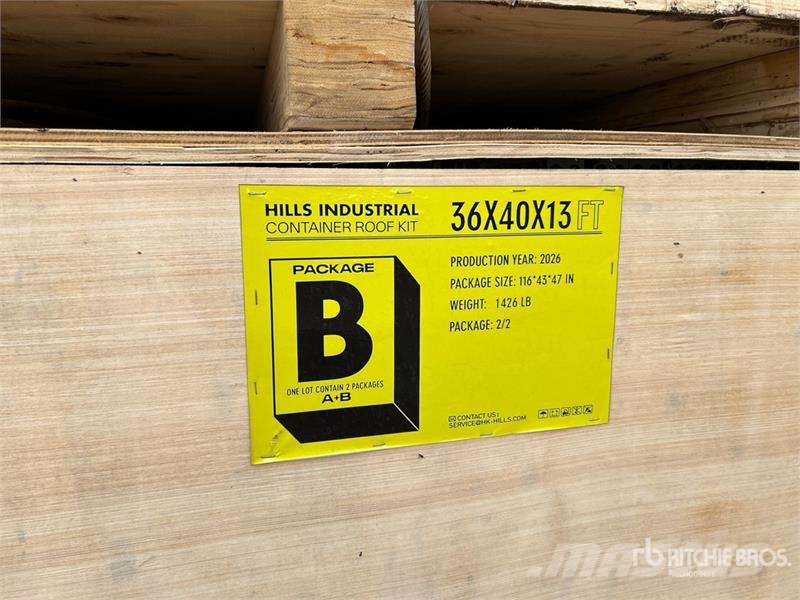 HIlls Industrial 364013 36 ft x 40 ft x 13 ft Cont Bouw - Overige