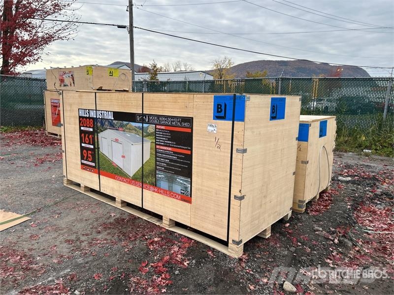 HIlls Industrial 365613 36 ft x 56 ft x 13 ft Doub Stalen constructies