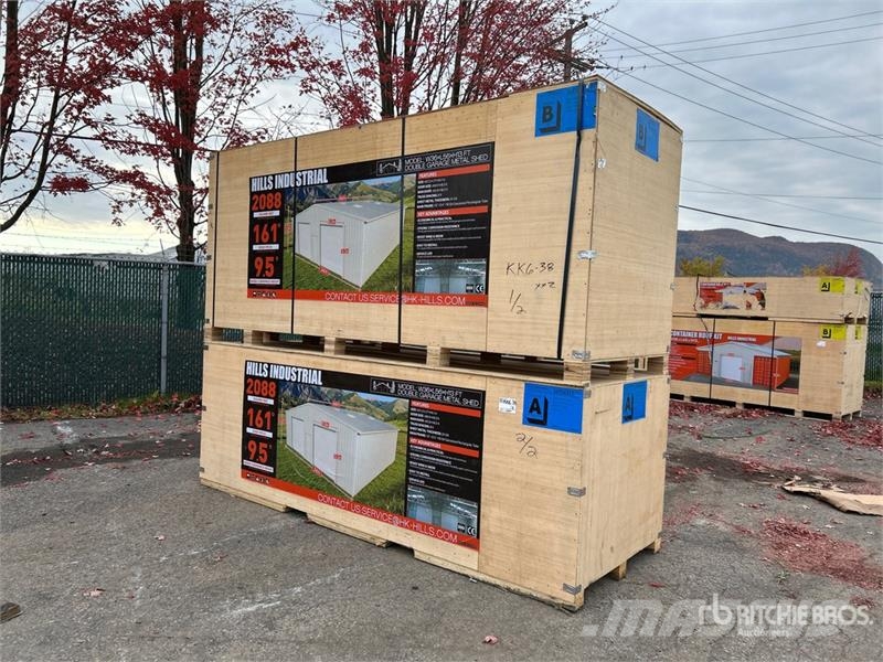 HIlls Industrial 365613 36 ft x 56 ft x 13 ft Doub Hangar