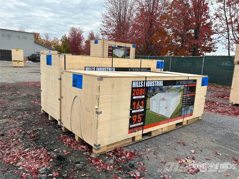 HIlls Industrial 365613 36 ft x 56 ft x 13 ft Doub Stalen constructies