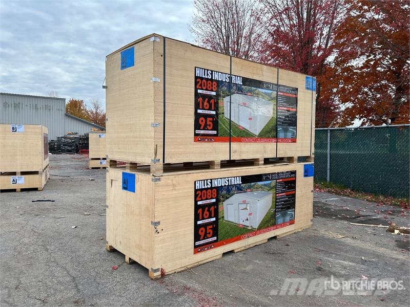 HIlls Industrial 365613 36 ft x 56 ft x 13 ft Doub Hangar