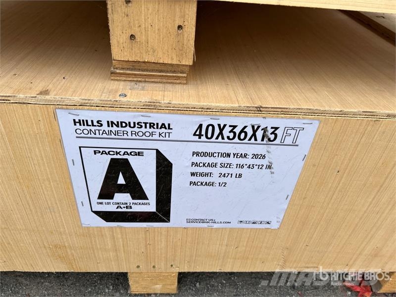 HIlls Industrial 403613 36 ft x 40 ft x 13 ft Cont Bouw - Overige