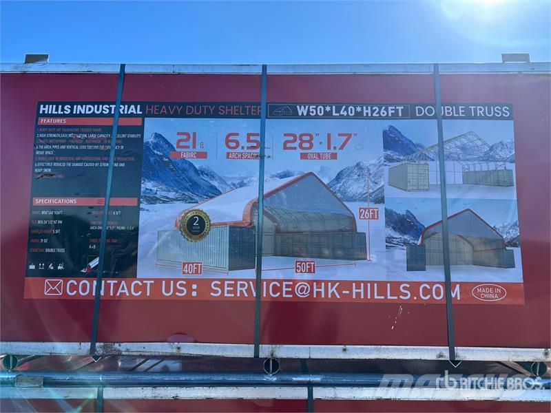 HIlls Industrial 50 ft x 40 ft x 26 ft Container S Maszyny budowlane - Inne