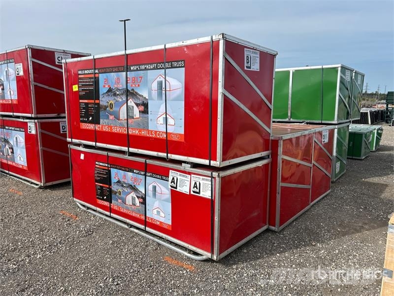 HIlls Industrial 50 ft x 100 ft x 26' Storage Buil Stalen constructies