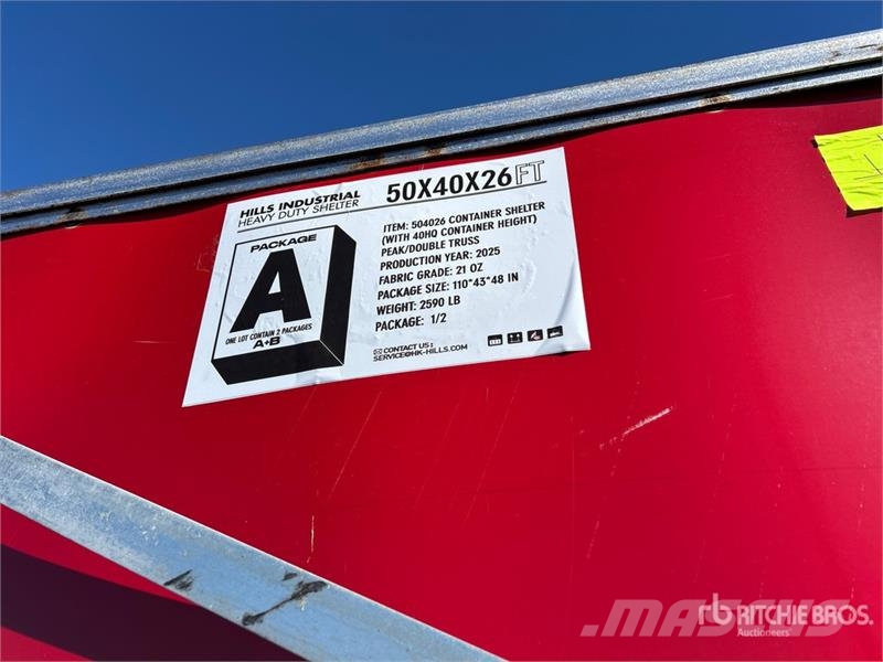 HIlls Industrial 50 ft x 40 ft x 26 ft Container S Maszyny budowlane - Inne