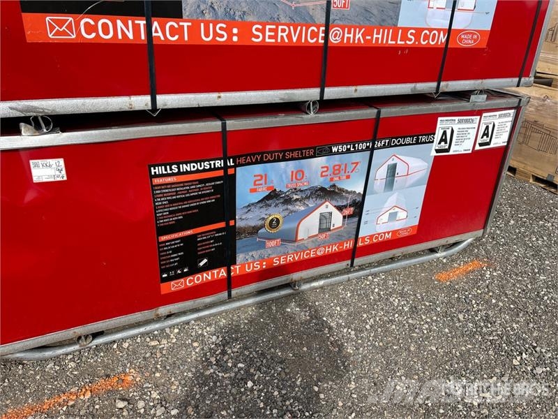 HIlls Industrial 50 ft x 100 ft x 26' Storage Buil Stalen constructies