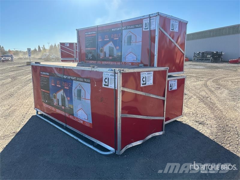 HIlls Industrial 804024 40 ft x 80 ft x 24 ft Stor Telai in acciaio
