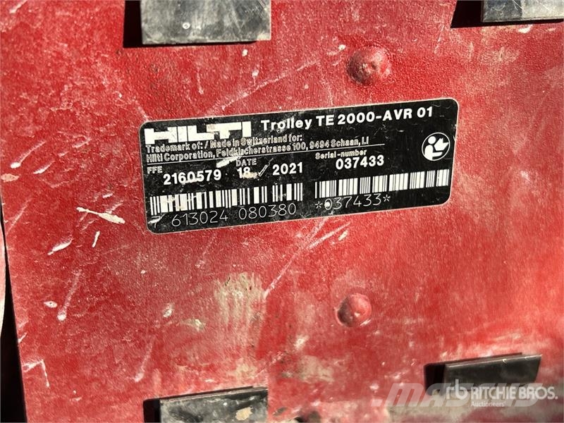 Hilti TE 2000-AVR Jackhammer Építőipar - Egyebek