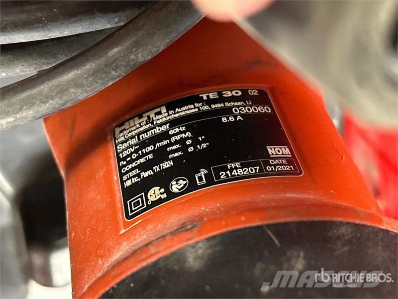Hilti TE 30-AVR Rotary Hammer 其他