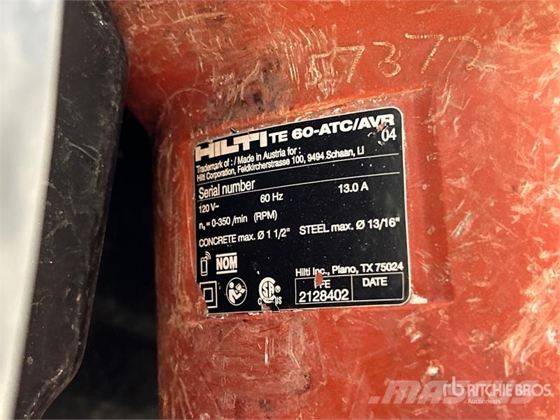 Hilti TE 60- ATC Drill مكونات أخرى
