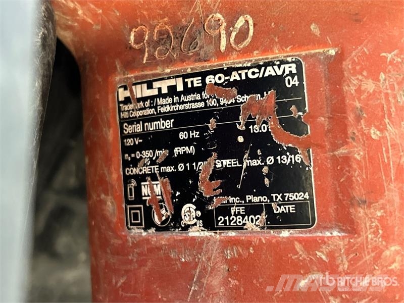 Hilti TE 60-ATC Rotary Hammer معدات البناء - غير ذلك