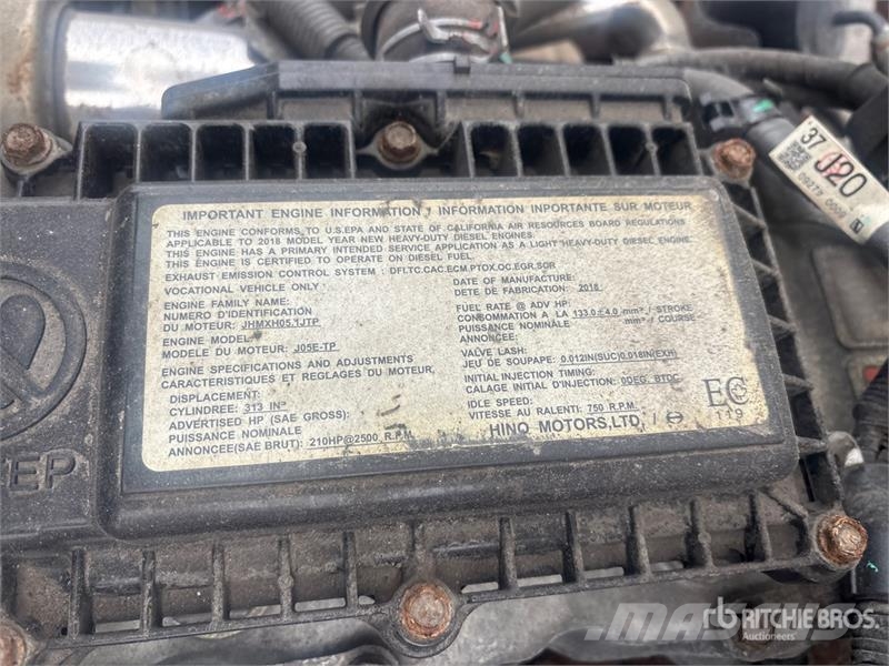 Hino 195 4x2 Refrigerated Truck Camion cu control de temperatura