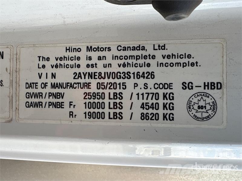 Hino 268 Autocamioane