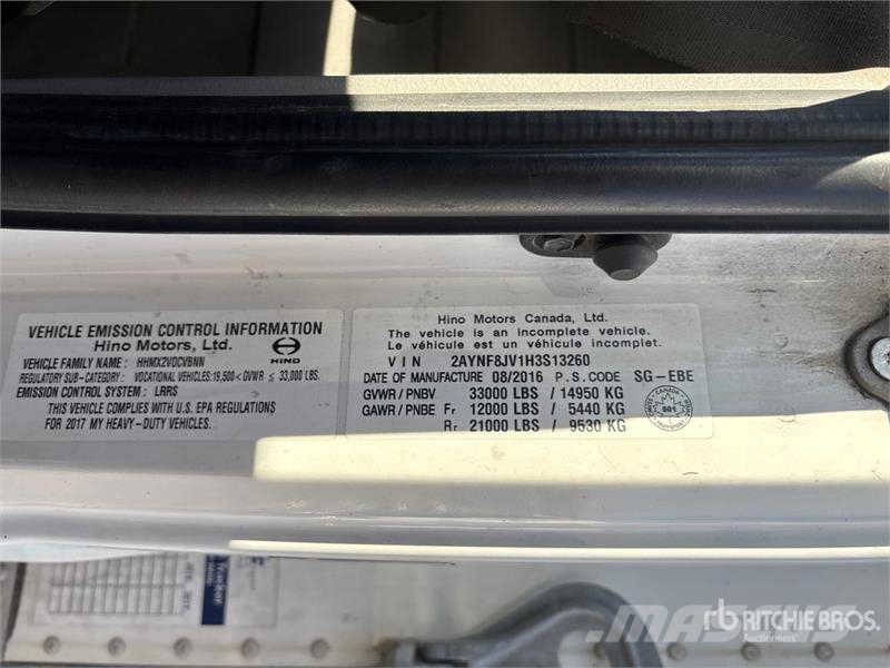 Hino 338 Kravas automašīnas - refrižeratori