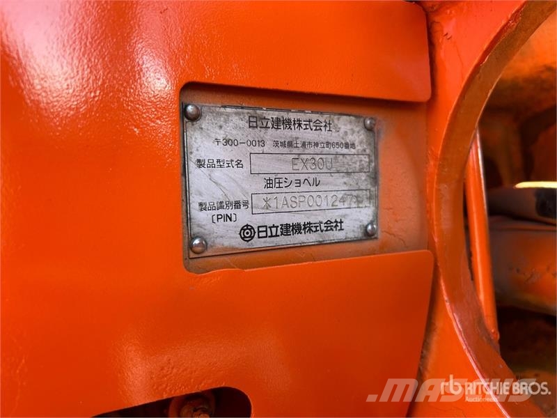 Hitachi EX30U Mini Excavator Mini ekskavatoriai < 7 t
