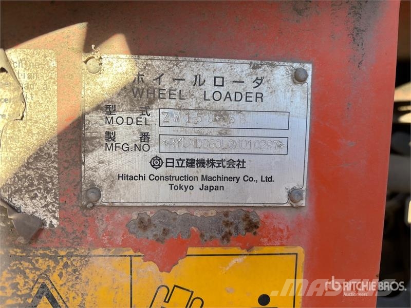 Hitachi ZW150-5B Wheel Loader Фронтальные погрузчики