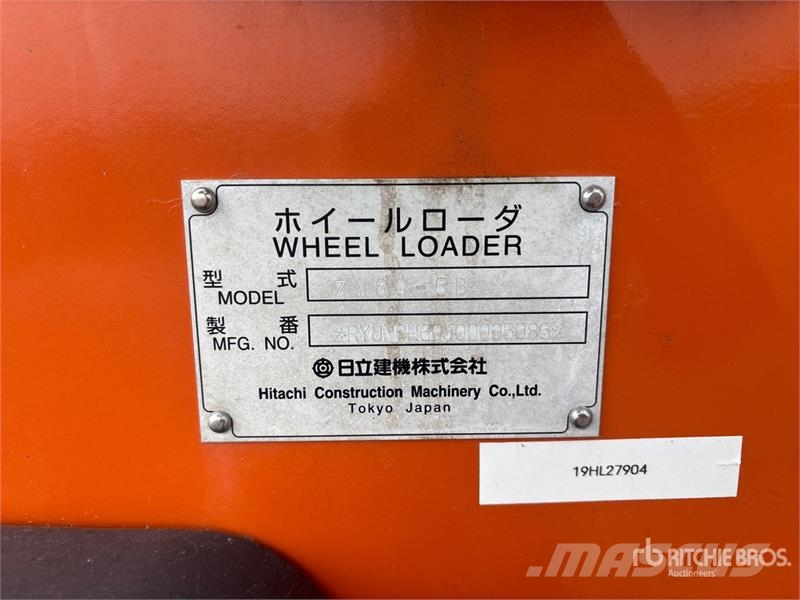 Hitachi ZW80-5B Wheel Loader Cargadoras sobre ruedas