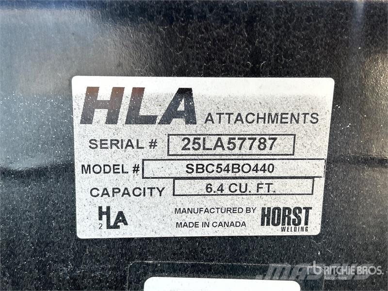 HLA 54 in Skid Steer Bucket Bakken