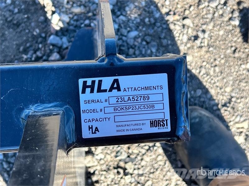HLA BOKSP23JC530B 48 in Q/C Wheel Loader Forks Forks