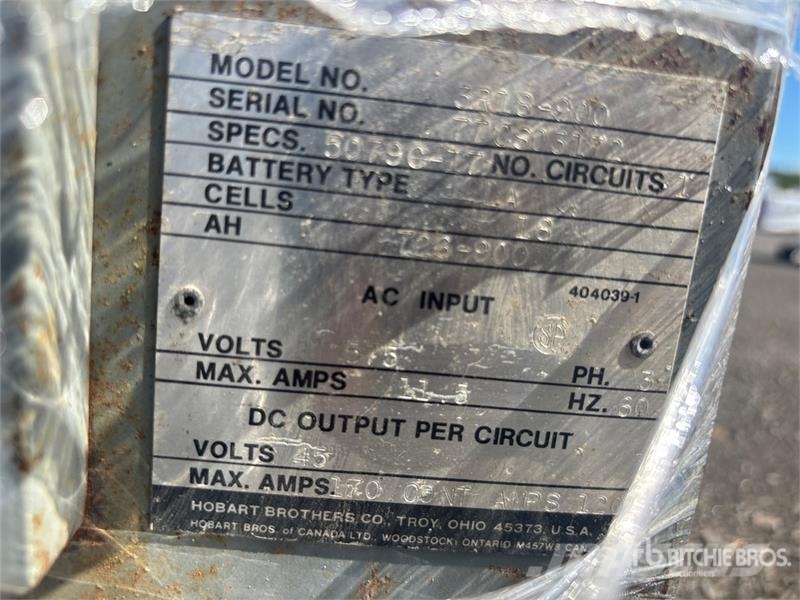 Hobart 3R18-900 Battery Charger Φορτιστές