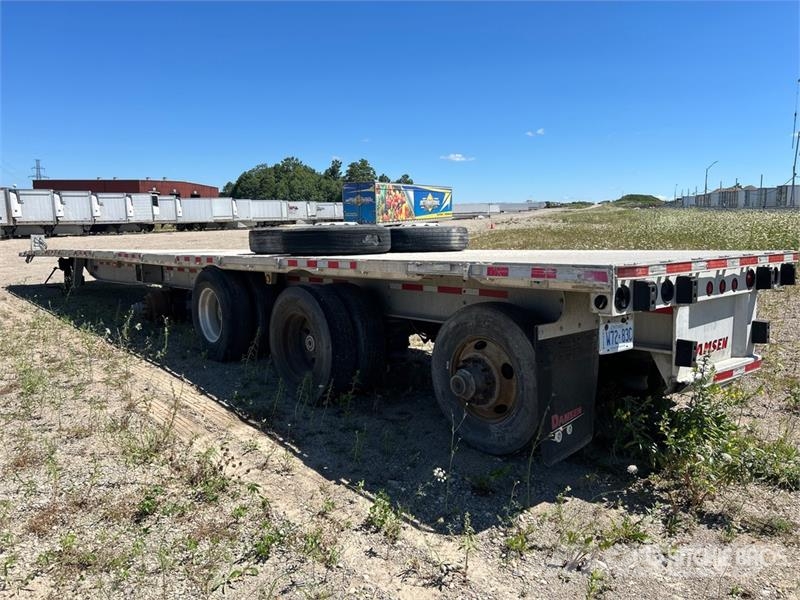 Homebuilt 53 ft T/A Flatbed Trailer (Inoperable) Plataforma plana/laterales abatibles