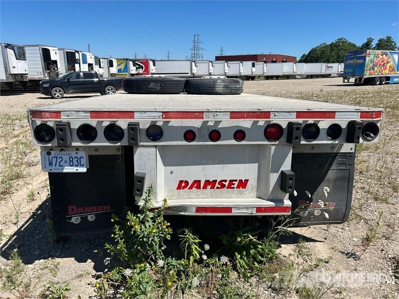 Homebuilt 53 ft T/A Flatbed Trailer (Inoperable) Plataforma plana/laterales abatibles