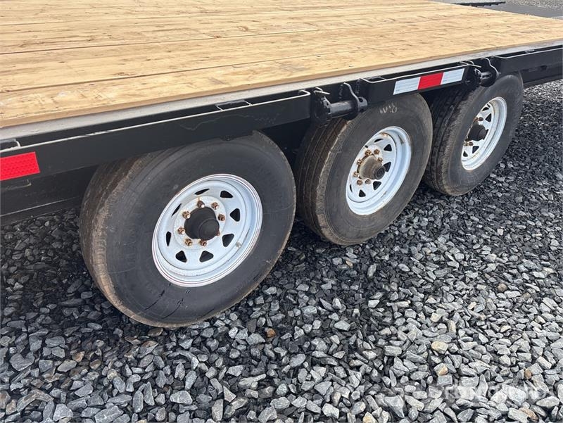 Homemade 38 ft Tri/A Gooseneck Equipment Trailer Autotransport-Anhänger