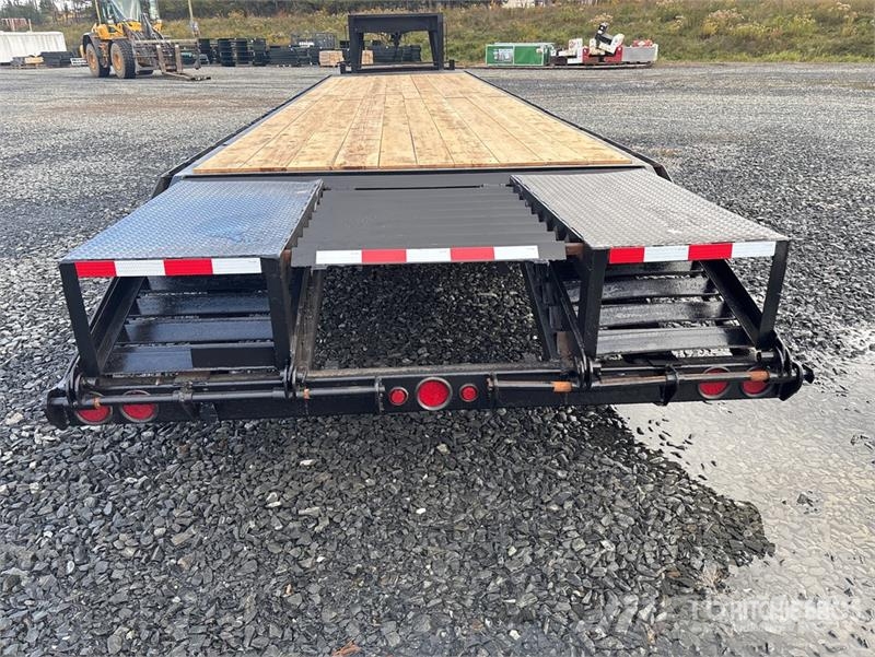 Homemade 38 ft Tri/A Gooseneck Equipment Trailer Autotransport-Anhänger