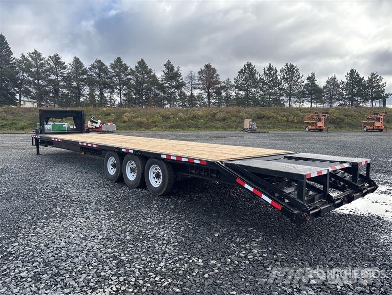 Homemade 38 ft Tri/A Gooseneck Equipment Trailer Autotransport-Anhänger