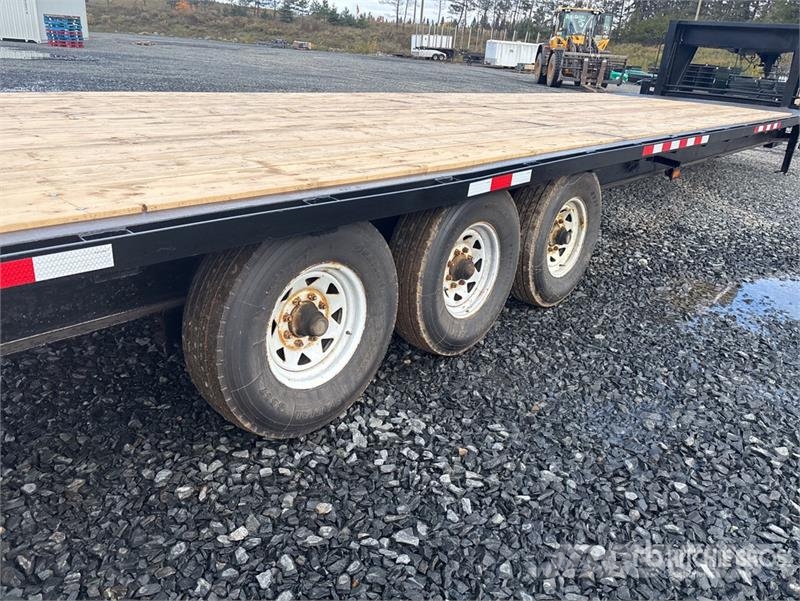 Homemade 38 ft Tri/A Gooseneck Equipment Trailer Autotransport-Anhänger