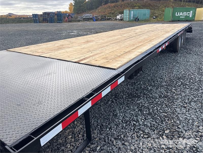 Homemade 38 ft Tri/A Gooseneck Equipment Trailer Autotransport-Anhänger