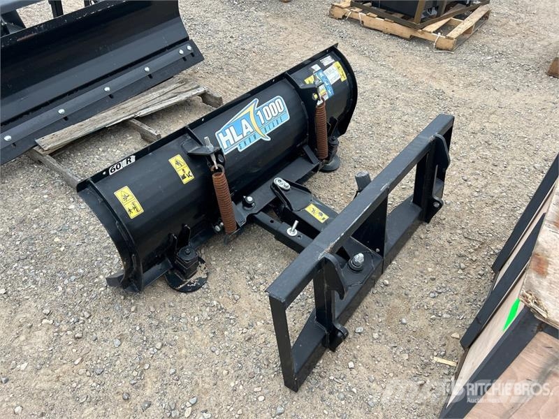 Horst Welding SB1000R60YAY 60 in Skid Steer Snow Blade (Unused) Lumesahad