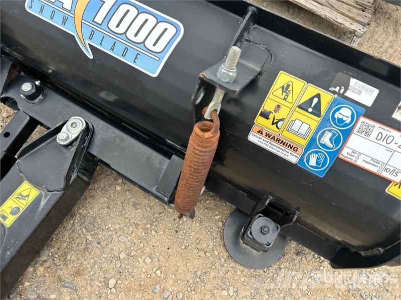 Horst Welding SB1000R60YAY 60 in Skid Steer Snow Blade (Unused) Lumesahad