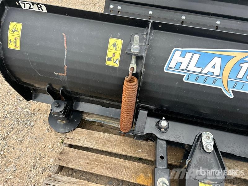 Horst Welding SB1000R72YAY 72 in Skid Steer Snow Blade (Unused) Lumesahad