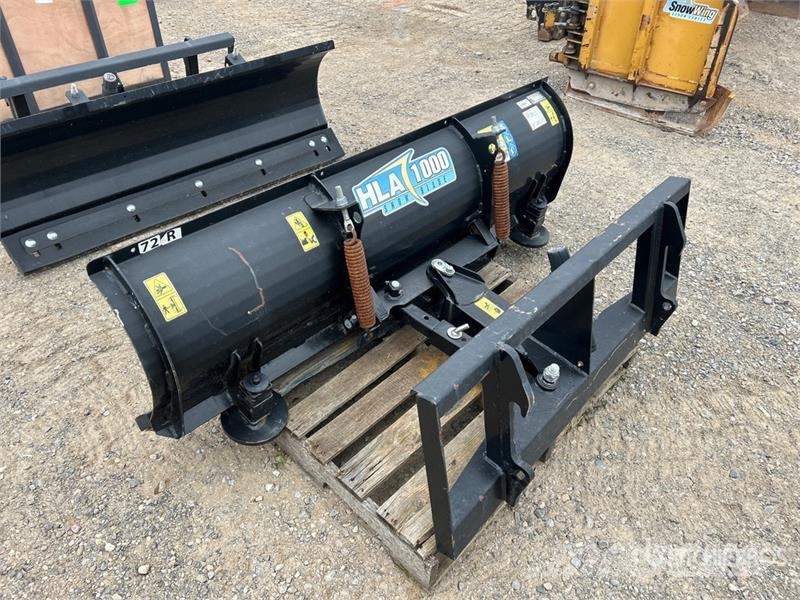Horst Welding SB1000R72YAY 72 in Skid Steer Snow Blade (Unused) Lumesahad