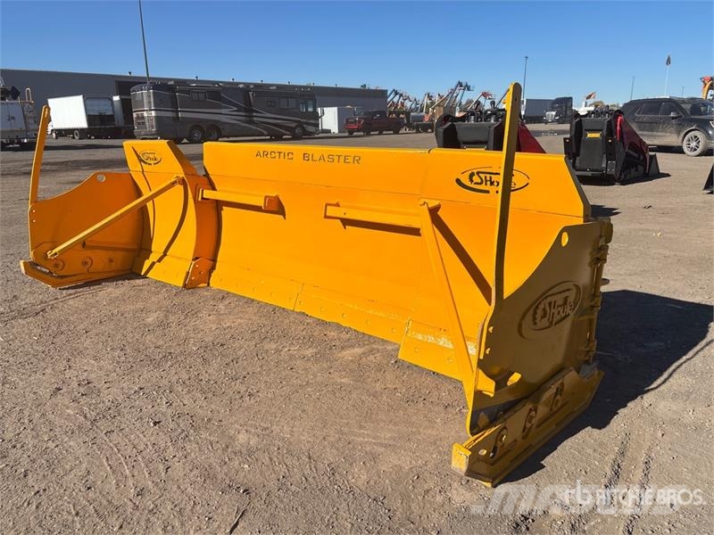 Houle 12 ft Hydraulic Reversing Extendable Snow Pusher Sniego peiliai ir valytuvai