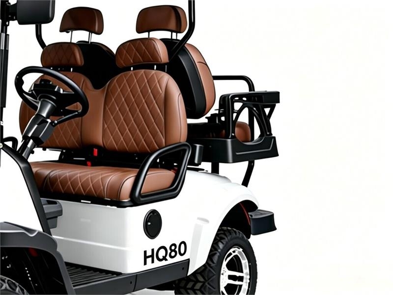 HQ80 Electric White Four-Seater Golf Cart (Unused) Vozila za golf
