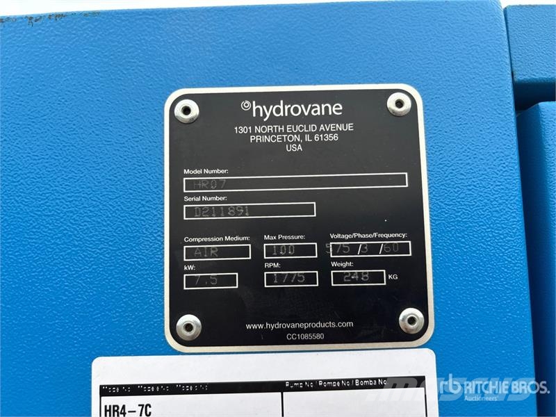 Hydrovane HR07 Air Compressor مكابس