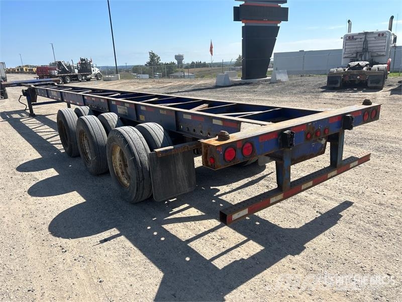Hyundai 53 ft Tri/A Container Trailer Rimorchi portacontainer