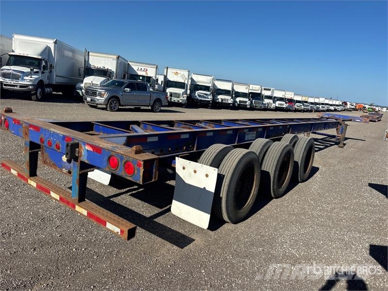 Hyundai 53 ft Tri/A Container Trailer Reboques Porta Contentores