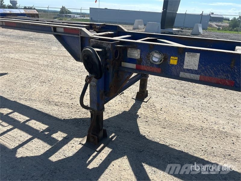 Hyundai 53 ft Tri/A Container Trailer Rimorchi portacontainer