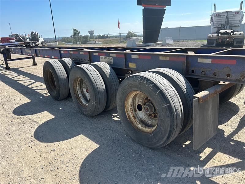 Hyundai 53 ft Tri/A Container Trailer Rimorchi portacontainer